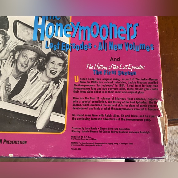 Honeymooners lost episodes! 12 VHS - Picture 3 of 4